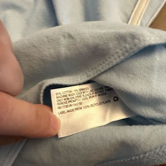 Wild Fable Blue White Athletic Stripe Bodysuit NWT Size XL or XXL - Picture 6 of 11